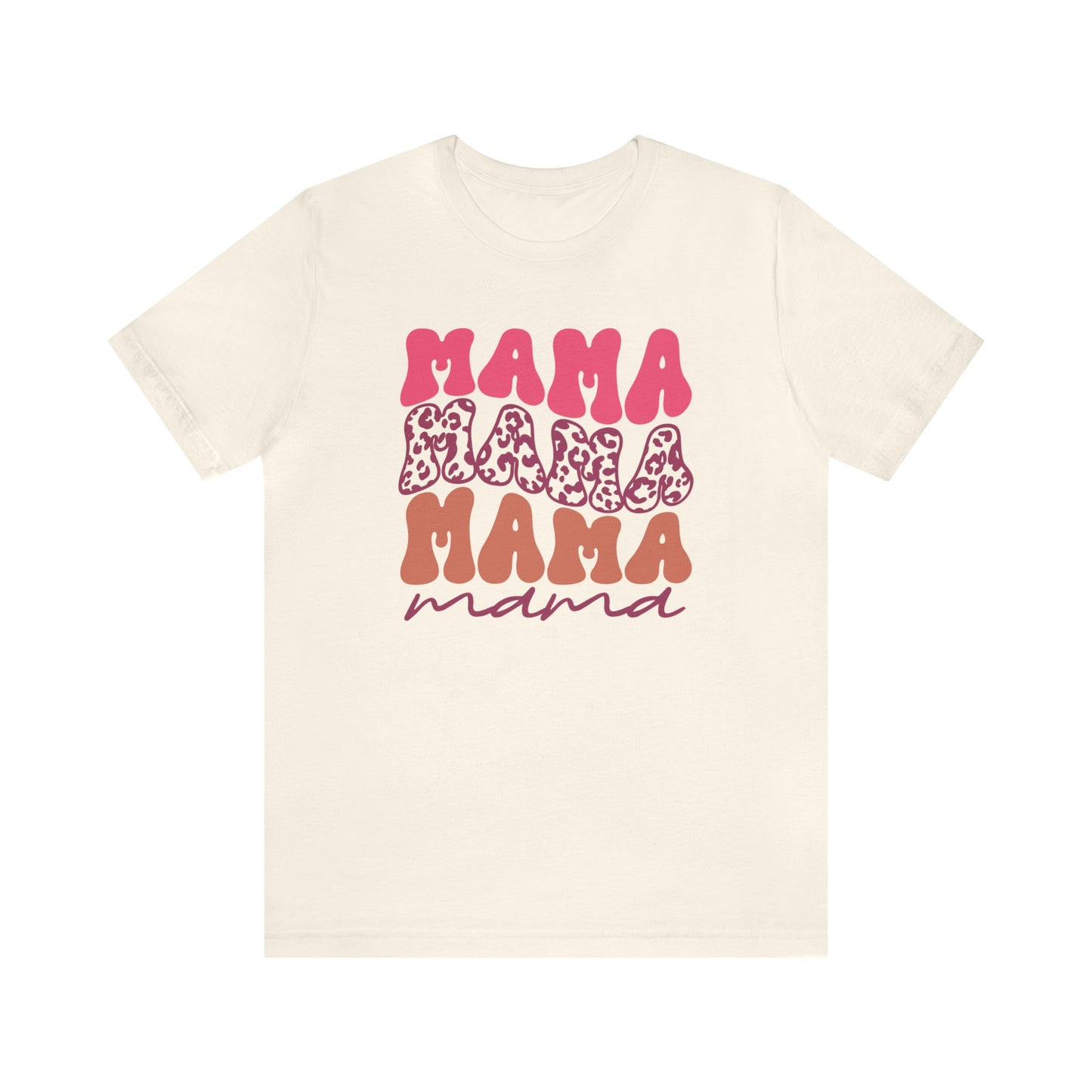 Retro Mama Repeat  Unisex Jersey Short Sleeve Tee Shirt