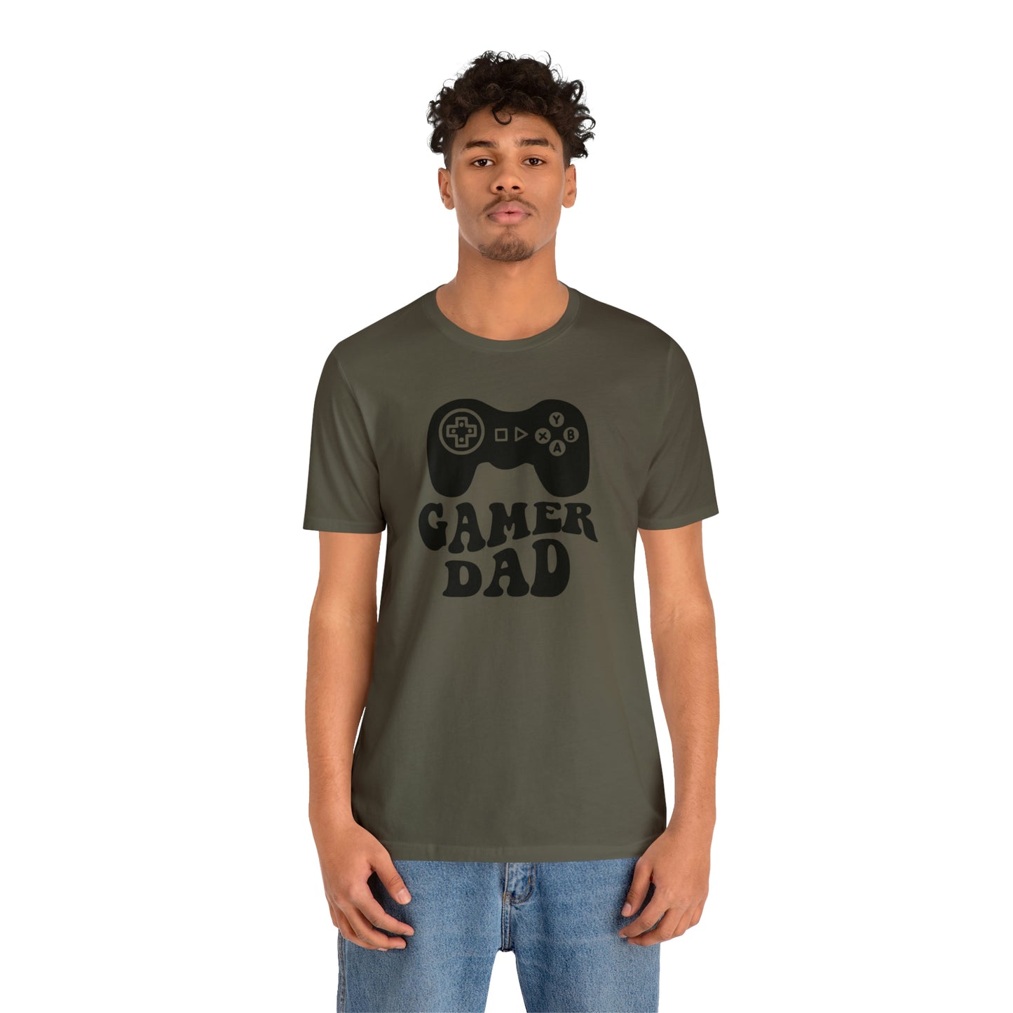 Gamer Dad/ Father's Day/ Gift Unisex Jersey Short Sleeve Tee Shirt