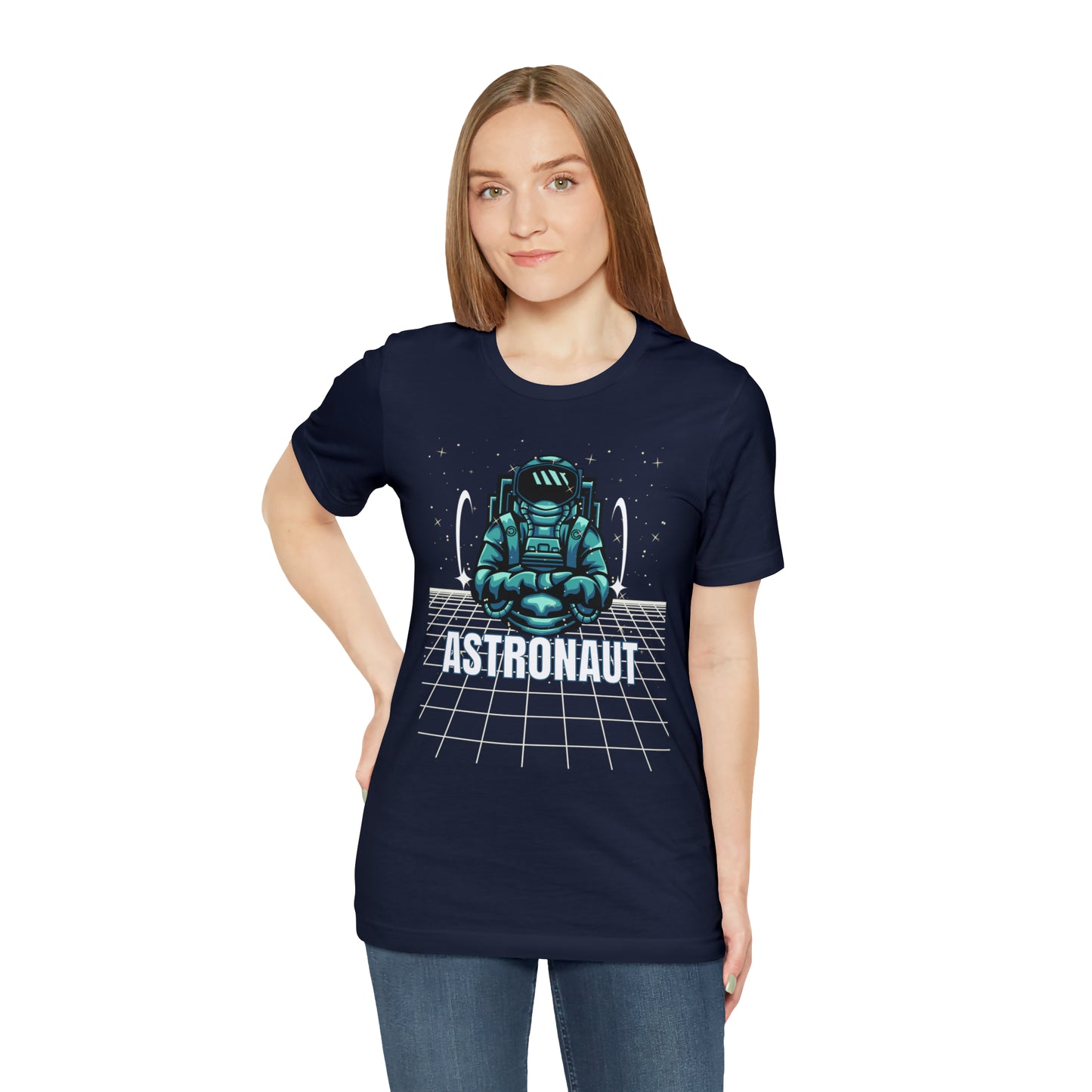 Space/ Astronaut Unisex Jersey Short Sleeve Tee