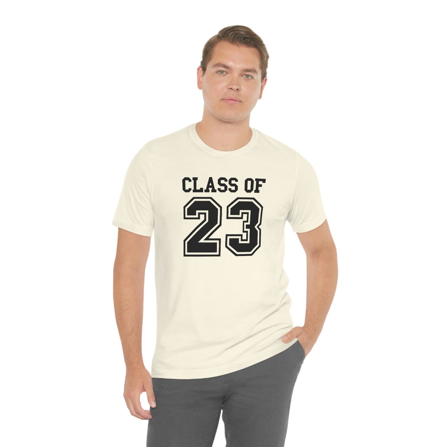 Class of 23 Graduation Unisex Jersey Short Sleeve Tee Shirt