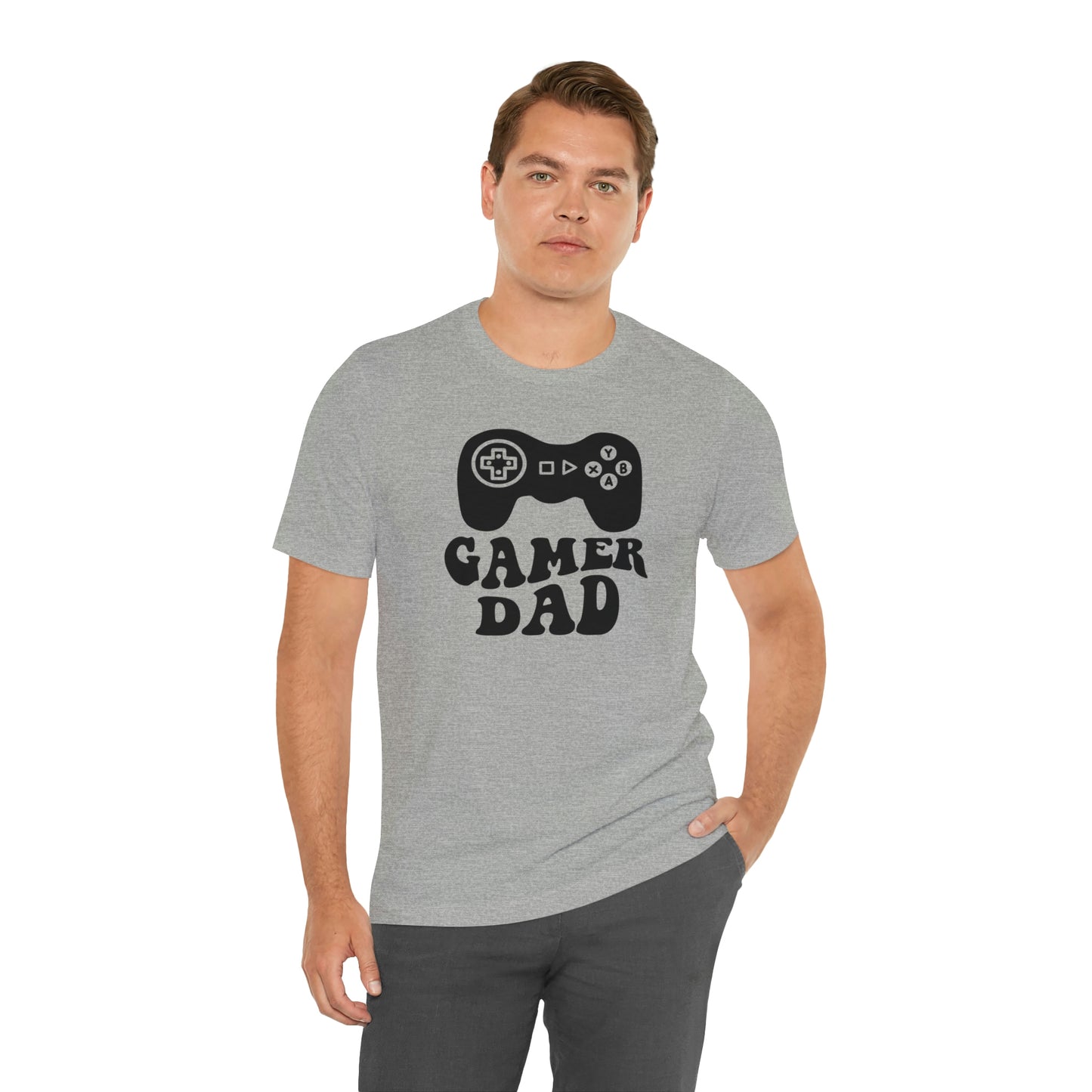 Gamer Dad/ Father's Day/ Gift Unisex Jersey Short Sleeve Tee Shirt