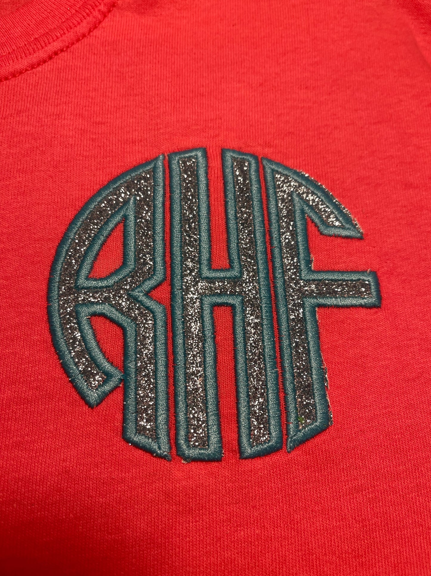 Monogrammed Applique/ Embroidered T-Shirt