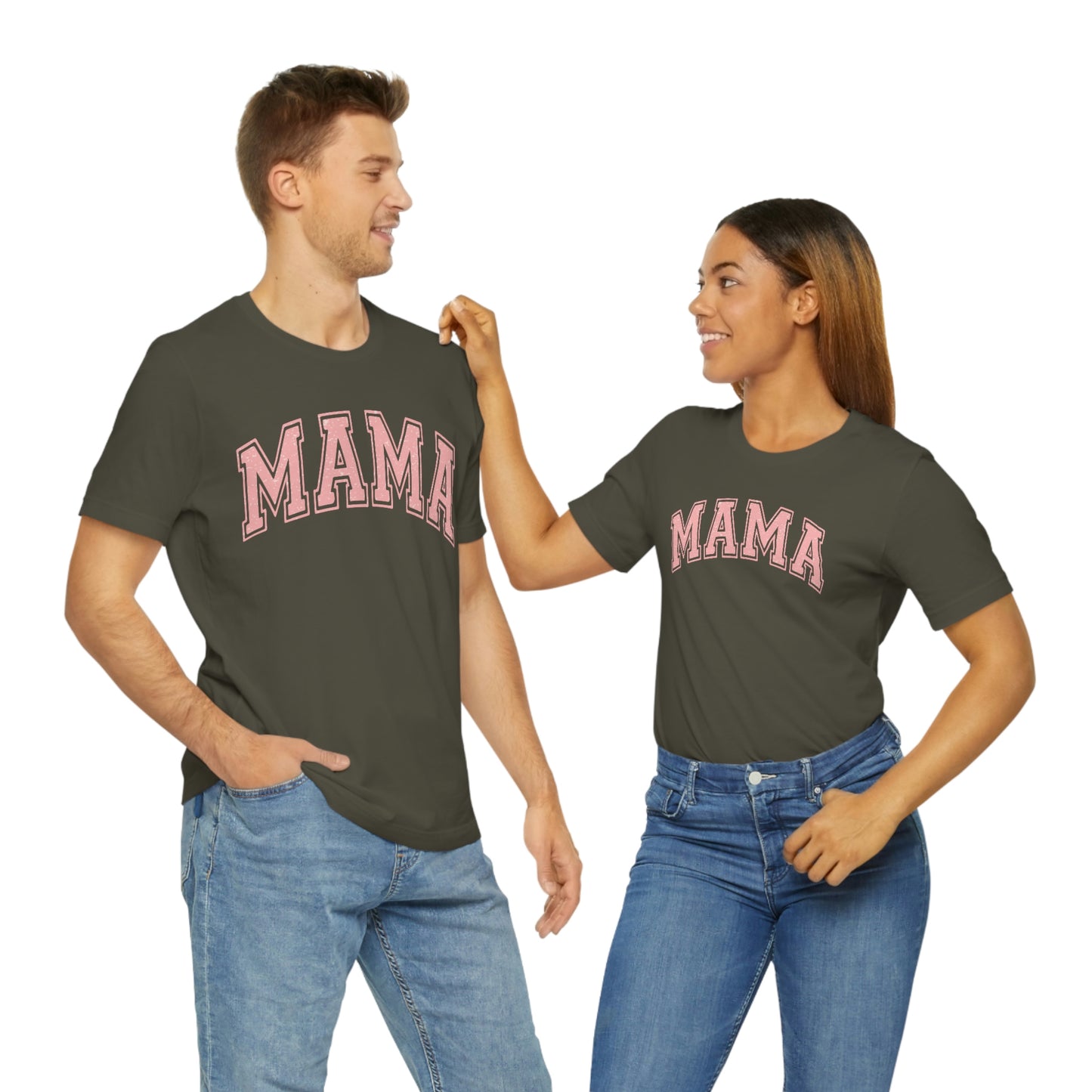 MAMA shirt / Mom Gift/ Mother's Day/ Birthday/ Baby Shower/ Unisex Jersey Short Sleeve Tee