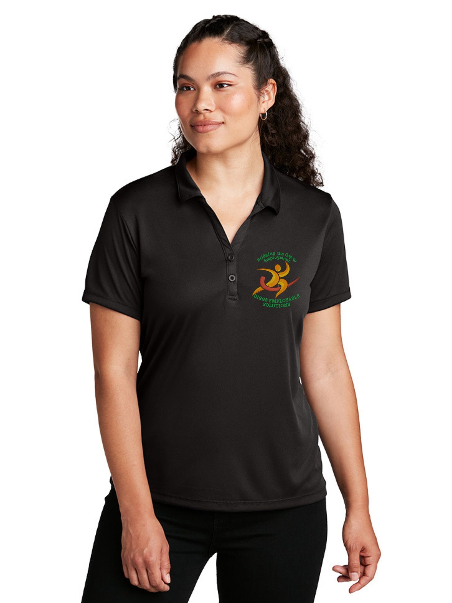 EMBROIDERED  Sport-Tek ® Ladies PosiCharge ® Competitor ™ Polo