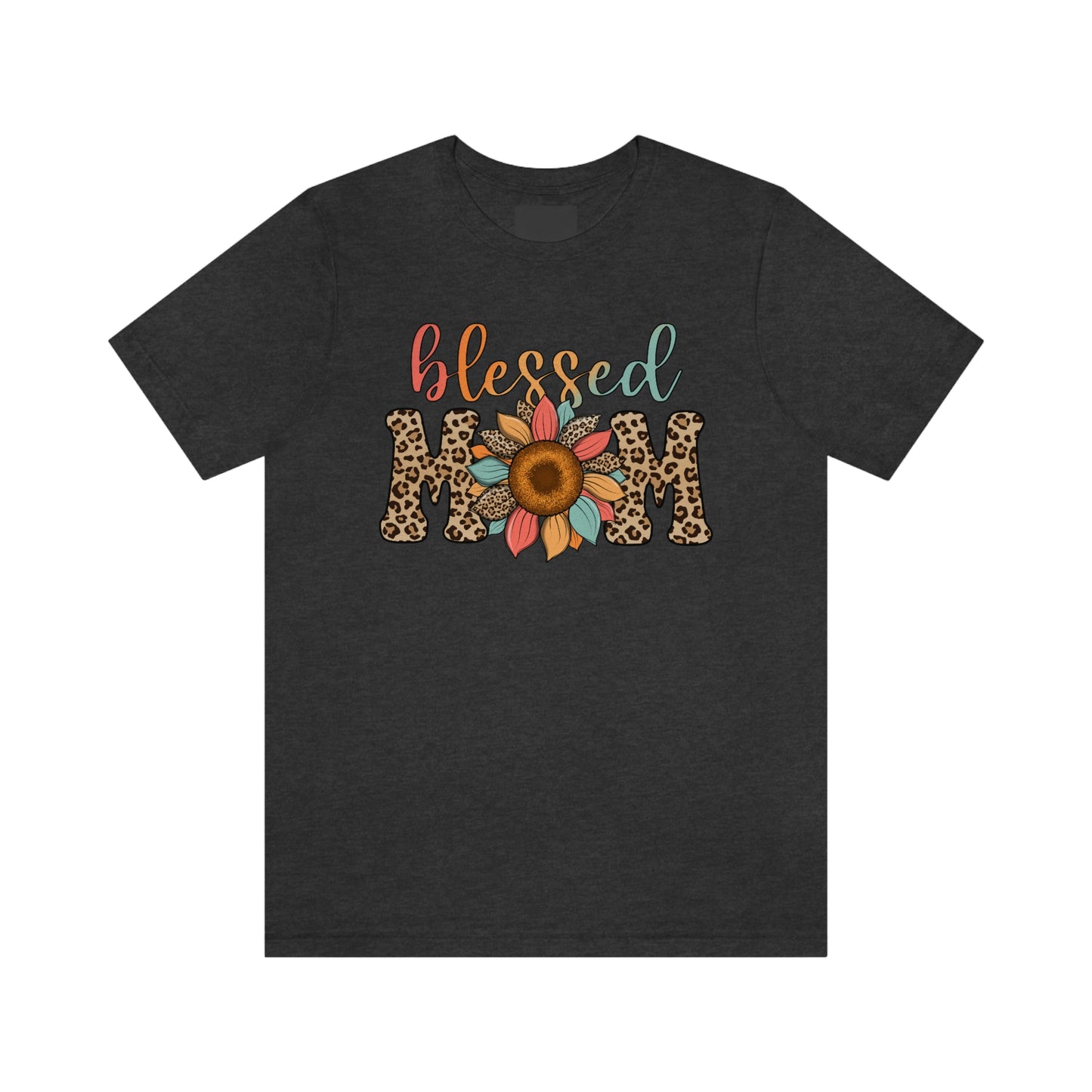 Blessed Mom Sunflower/ BOHO/ Mother's Day/Unisex Jersey Short Sleeve Tee