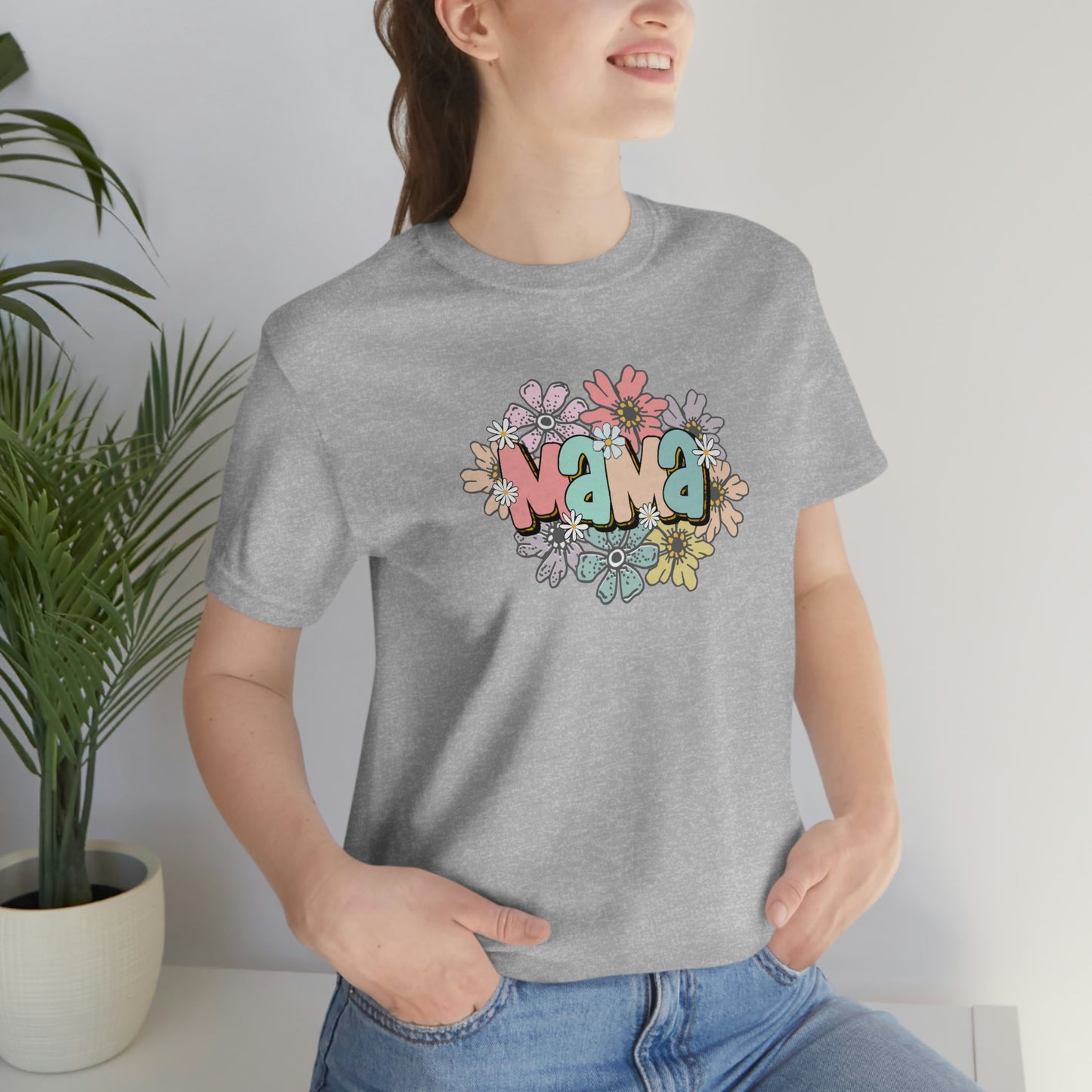 MAMA shirt / Mom Gift/ Mother's Day/ Birthday/ Baby Shower/ Unisex Jersey Short Sleeve Tee SHIRT