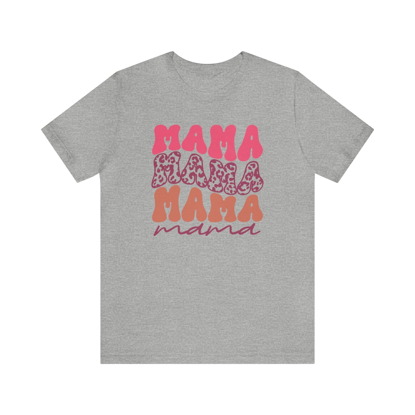 Retro Mama Repeat  Unisex Jersey Short Sleeve Tee Shirt