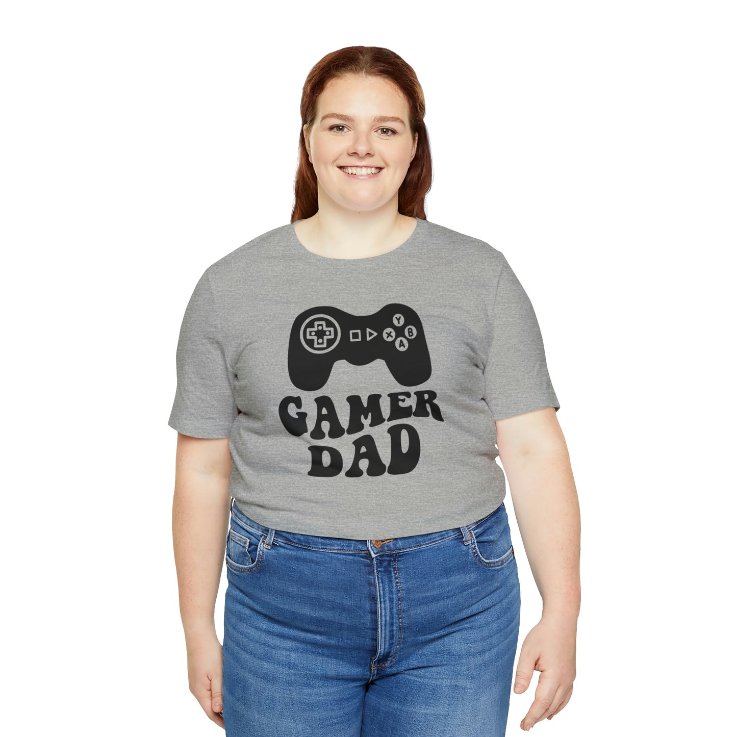 Gamer Dad/ Father's Day/ Gift Unisex Jersey Short Sleeve Tee Shirt