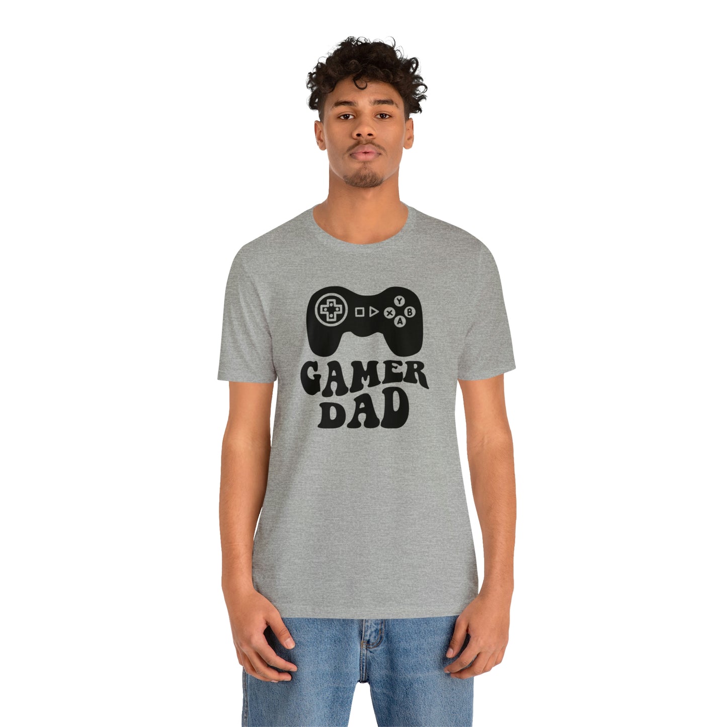 Gamer Dad/ Father's Day/ Gift Unisex Jersey Short Sleeve Tee Shirt