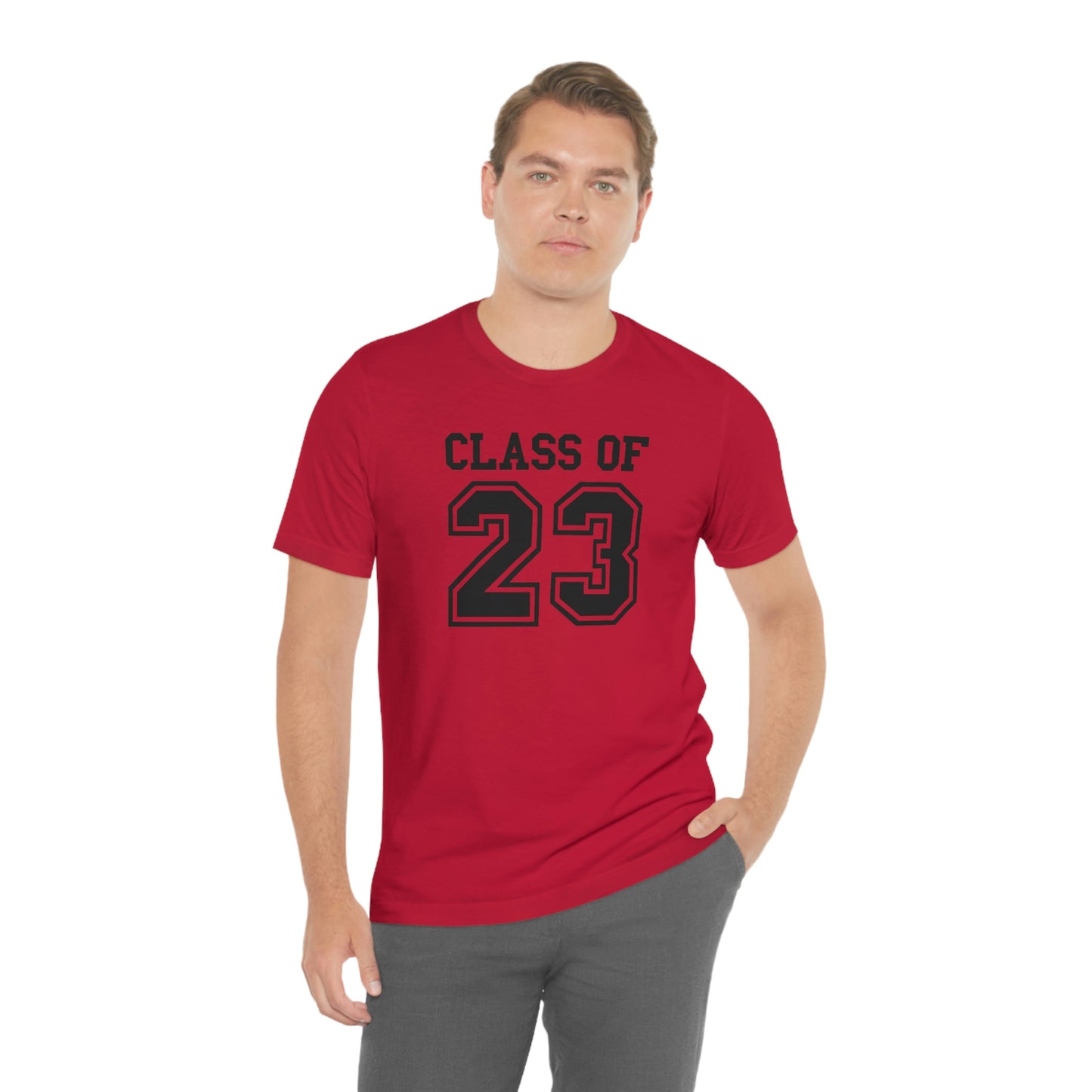 Class of 23 Graduation Unisex Jersey Short Sleeve Tee Shirt