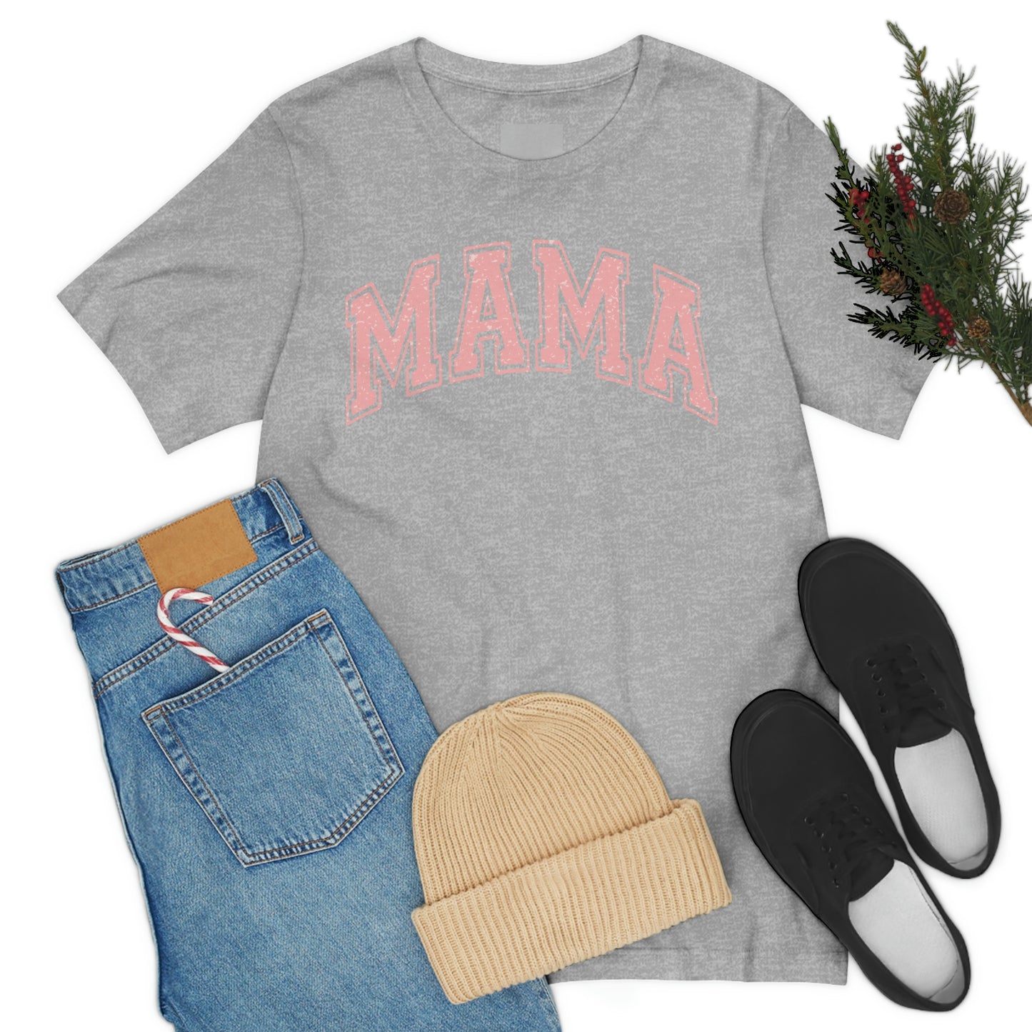 MAMA shirt / Mom Gift/ Mother's Day/ Birthday/ Baby Shower/ Unisex Jersey Short Sleeve Tee