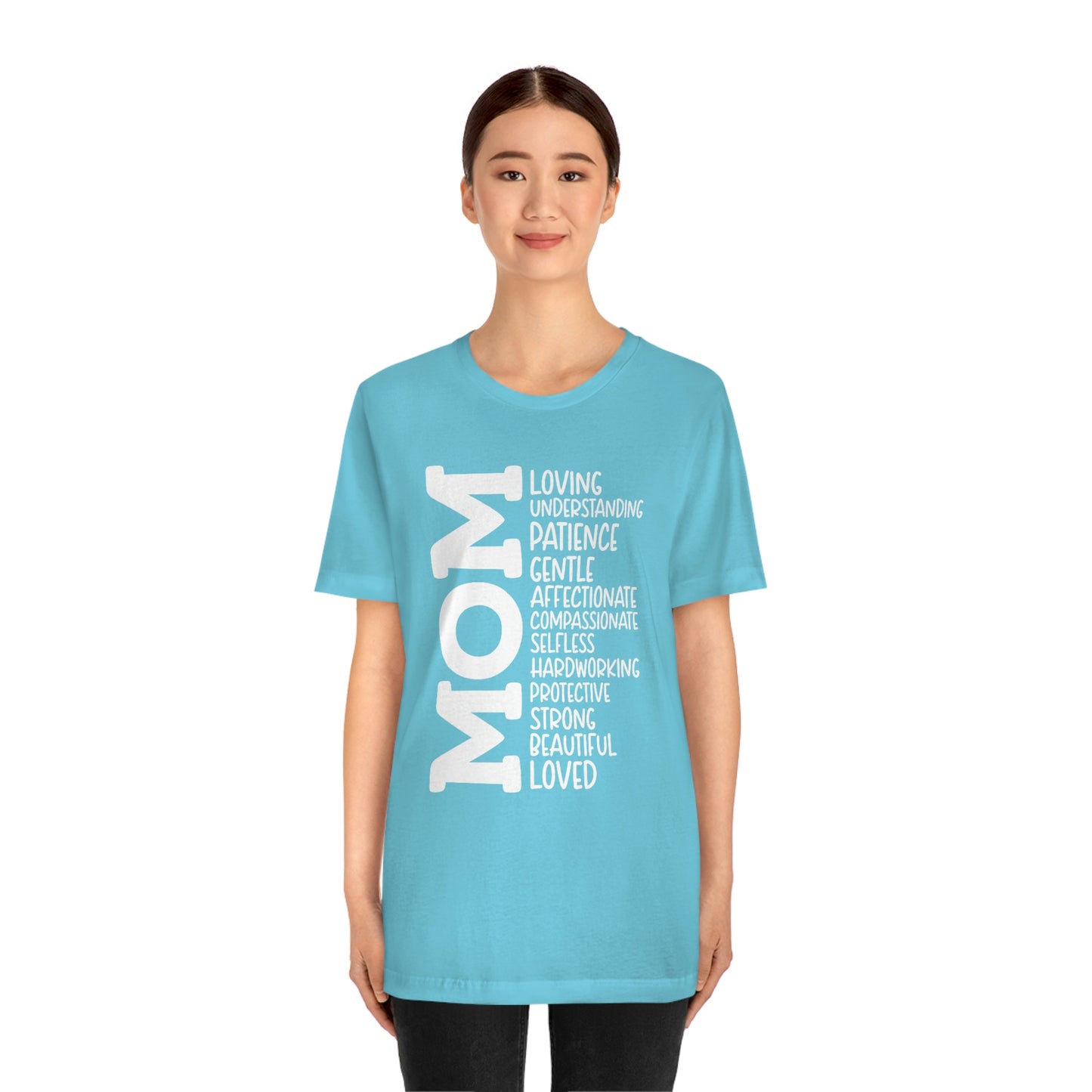 Mom Descriptive/ Mother's Day/ Mom Gift Unisex Jersey Short Sleeve Tee Shirt