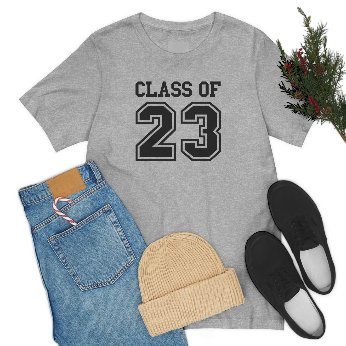 Class of 23 Graduation Unisex Jersey Short Sleeve Tee Shirt