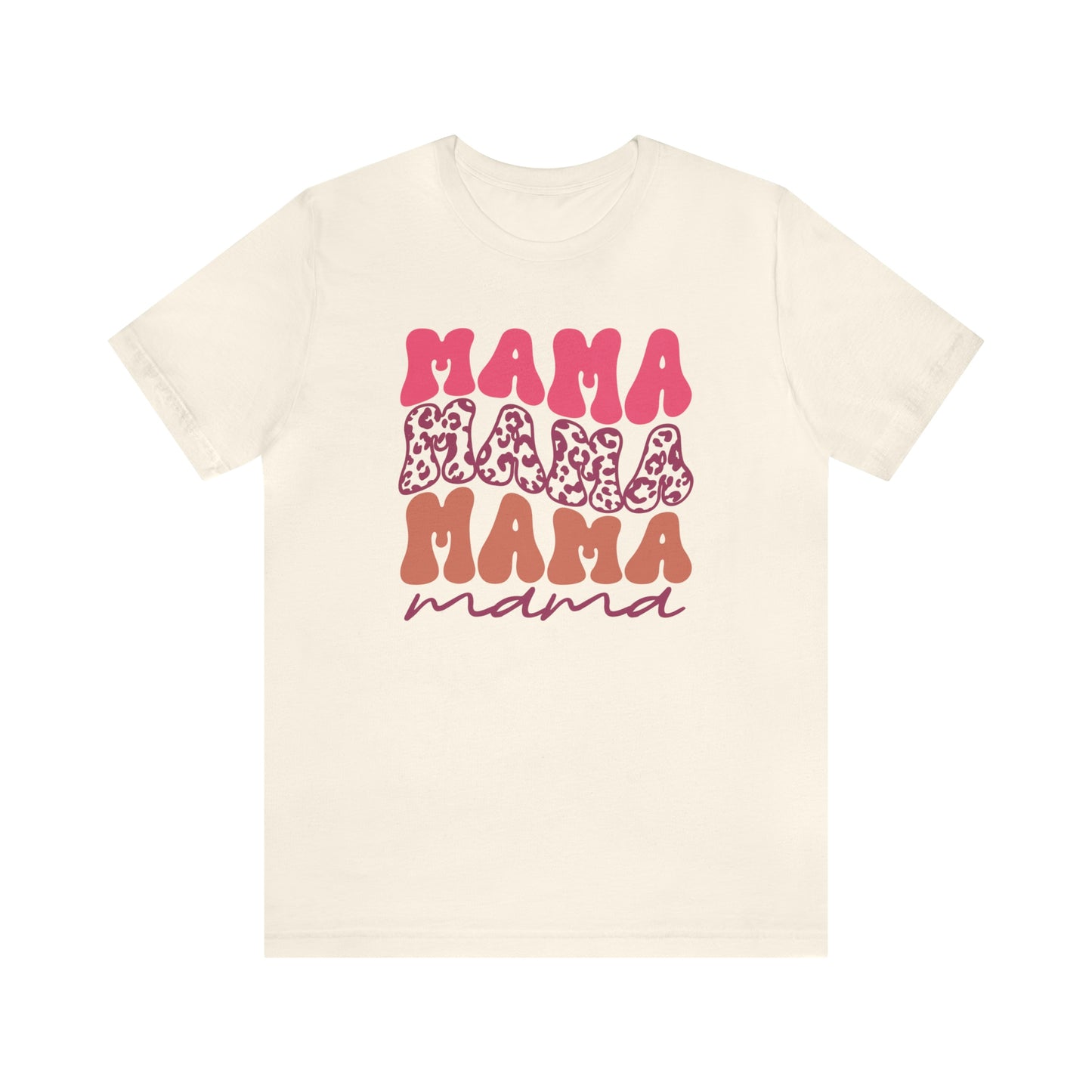 Retro Mama Repeat  Unisex Jersey Short Sleeve Tee Shirt