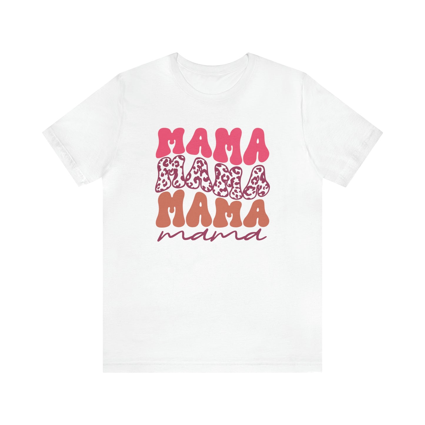 Retro Mama Repeat  Unisex Jersey Short Sleeve Tee Shirt