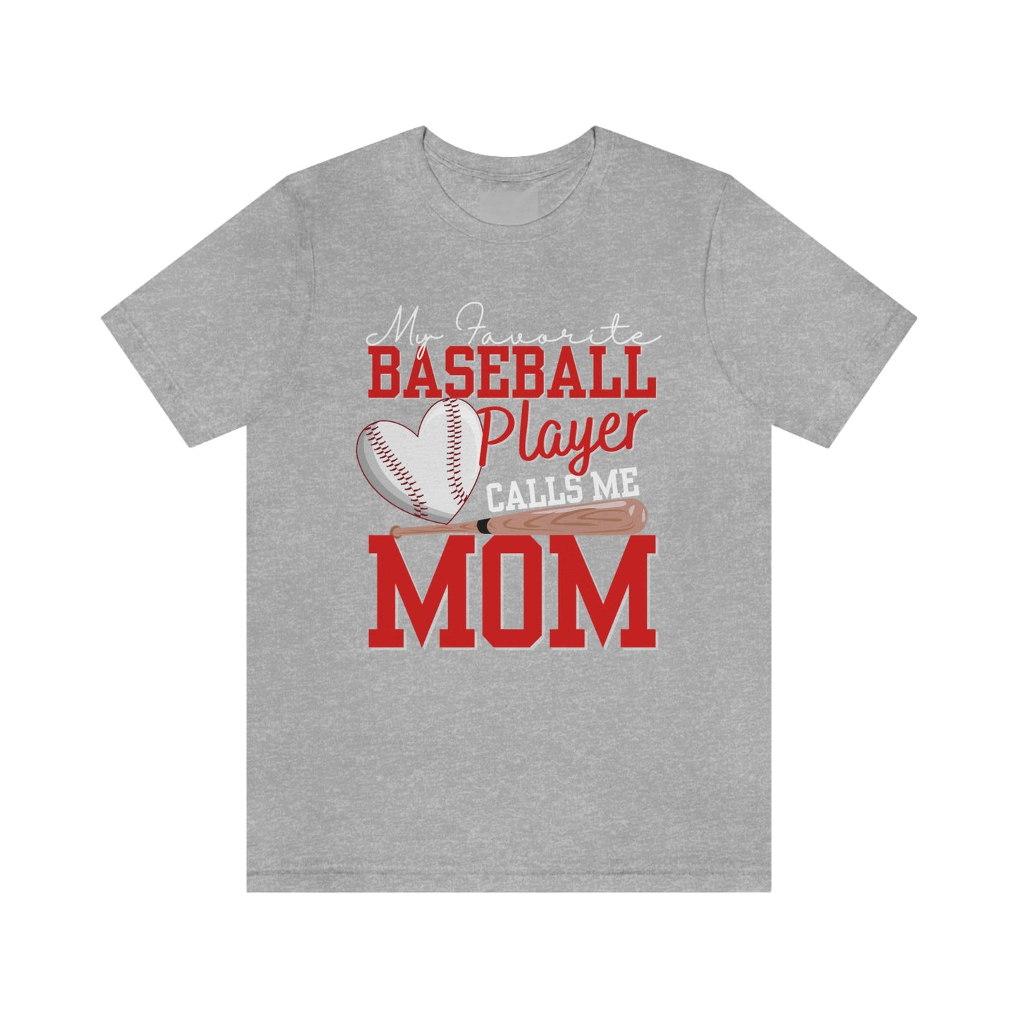 My Favorite Player Calls Me MOM/Baseball Mom/Cute mom Unisex Jersey  Tee Shirt