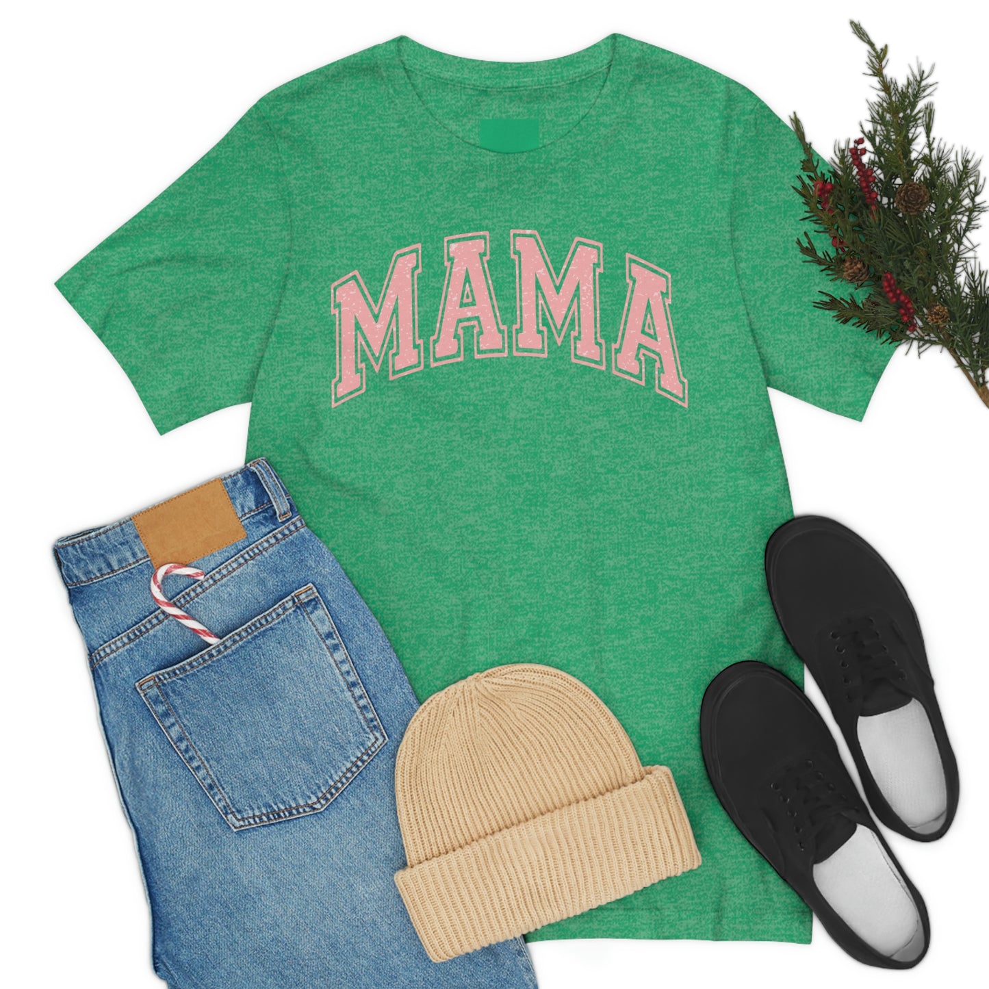 MAMA shirt / Mom Gift/ Mother's Day/ Birthday/ Baby Shower/ Unisex Jersey Short Sleeve Tee