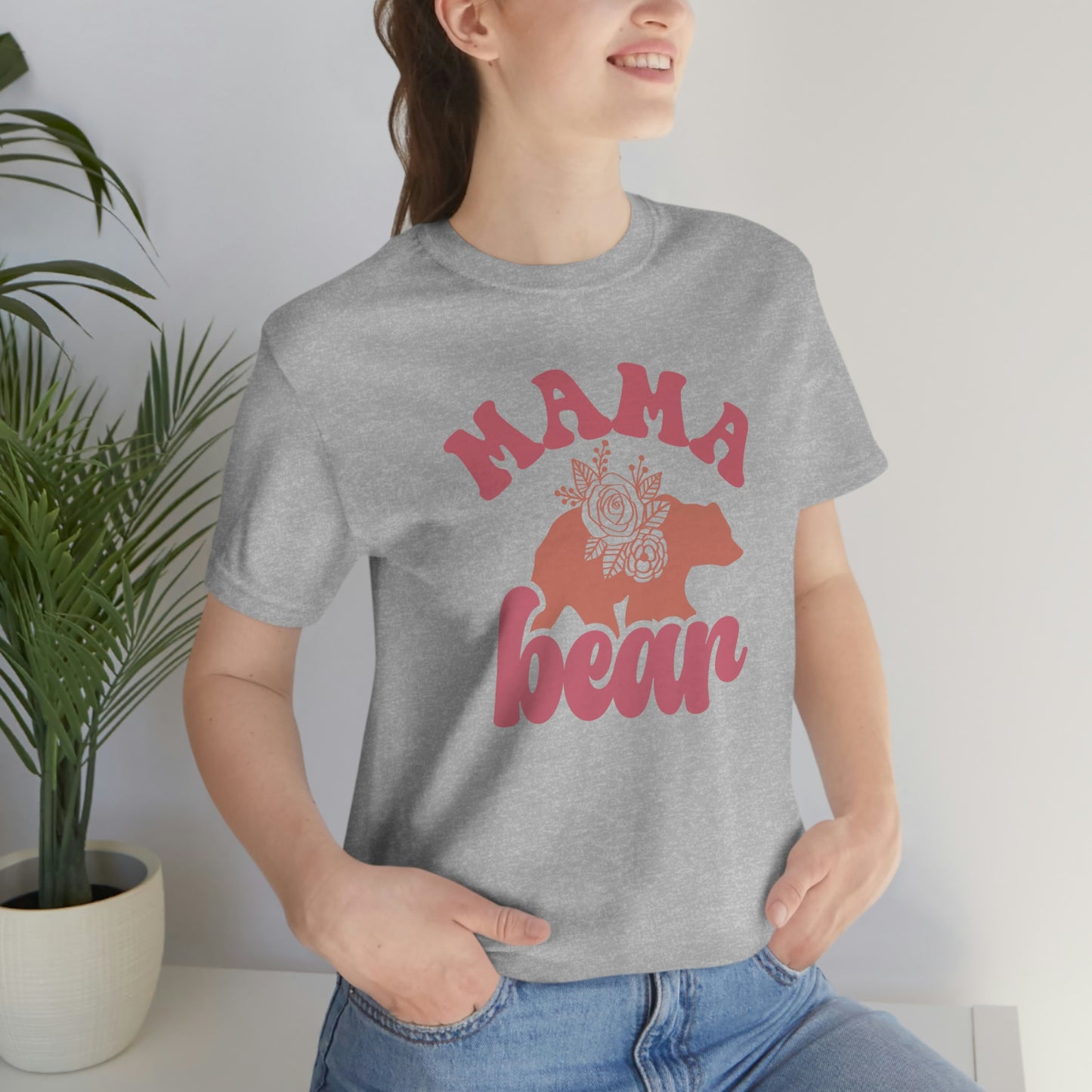 Mama Bear Unisex Jersey Short Sleeve Tee