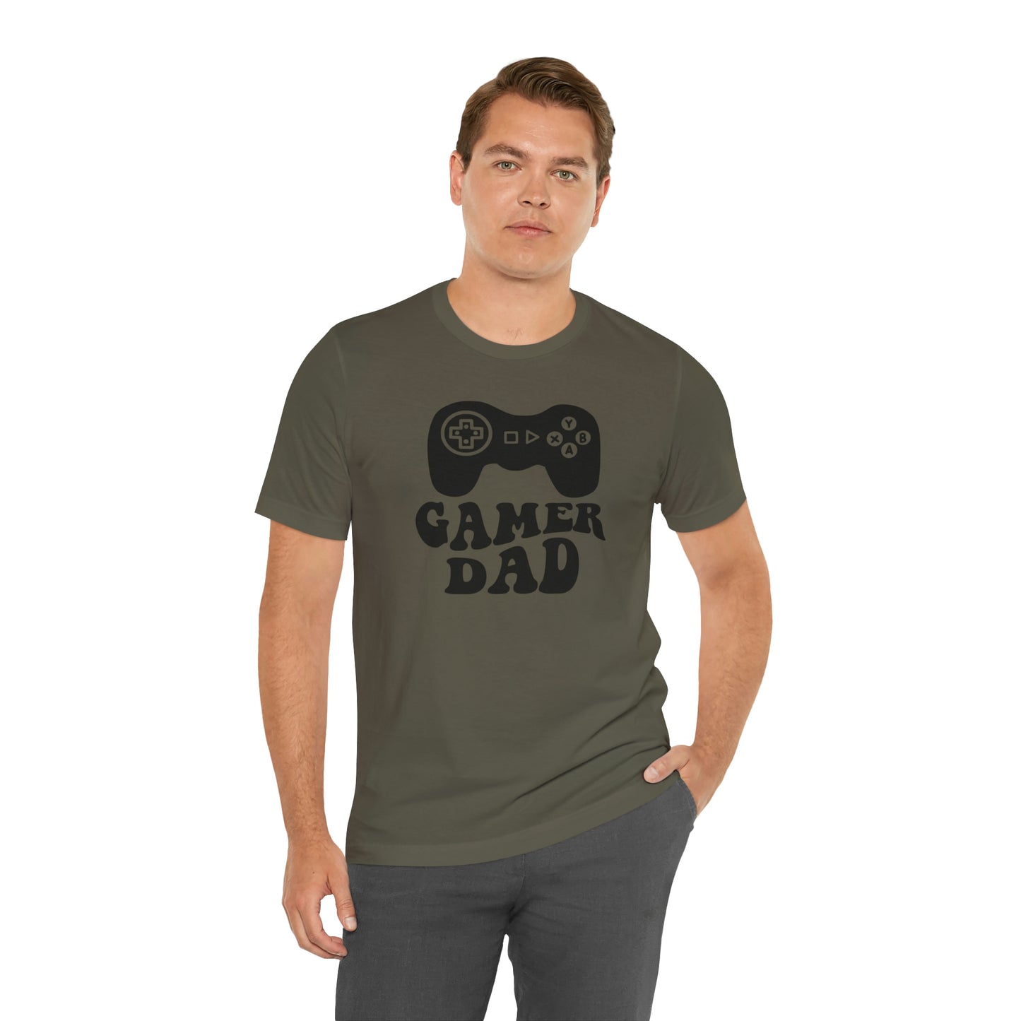 Gamer Dad/ Father's Day/ Gift Unisex Jersey Short Sleeve Tee Shirt