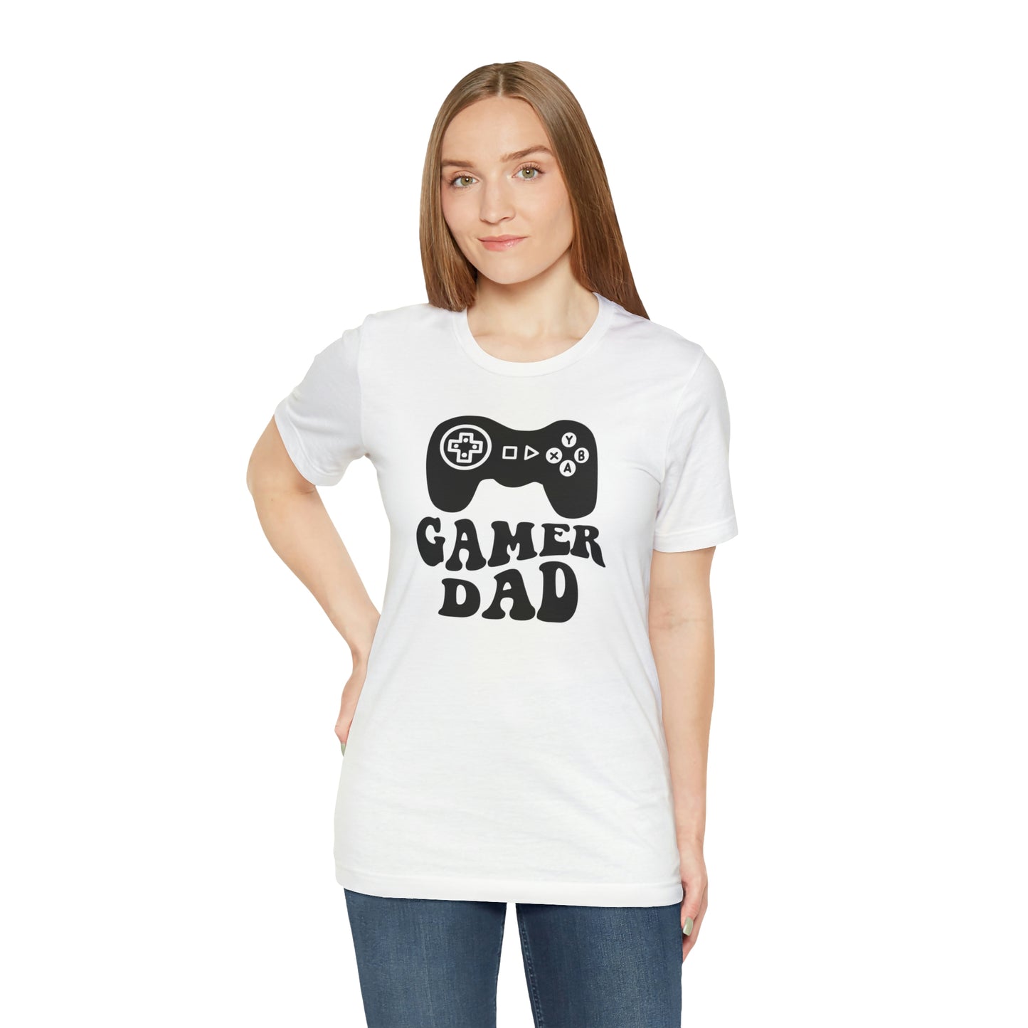 Gamer Dad/ Father's Day/ Gift Unisex Jersey Short Sleeve Tee Shirt