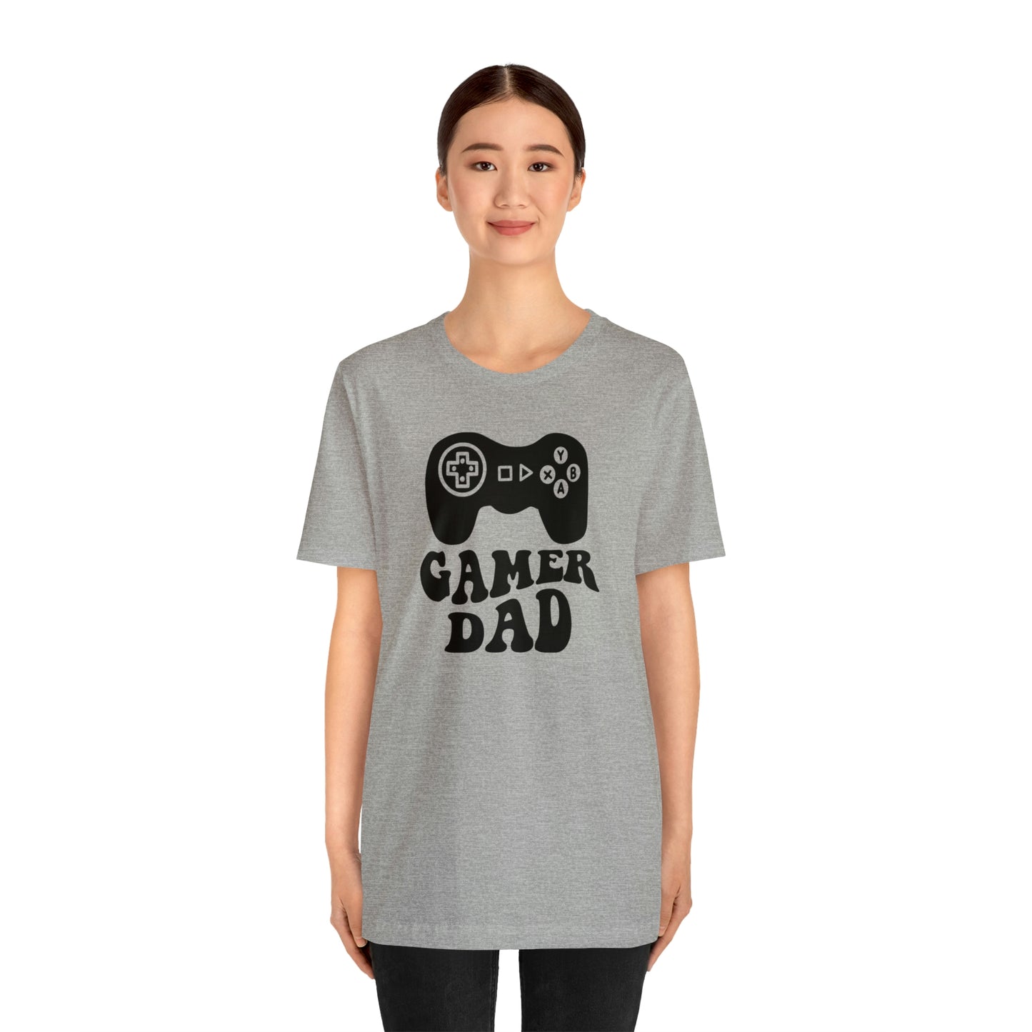 Gamer Dad/ Father's Day/ Gift Unisex Jersey Short Sleeve Tee Shirt