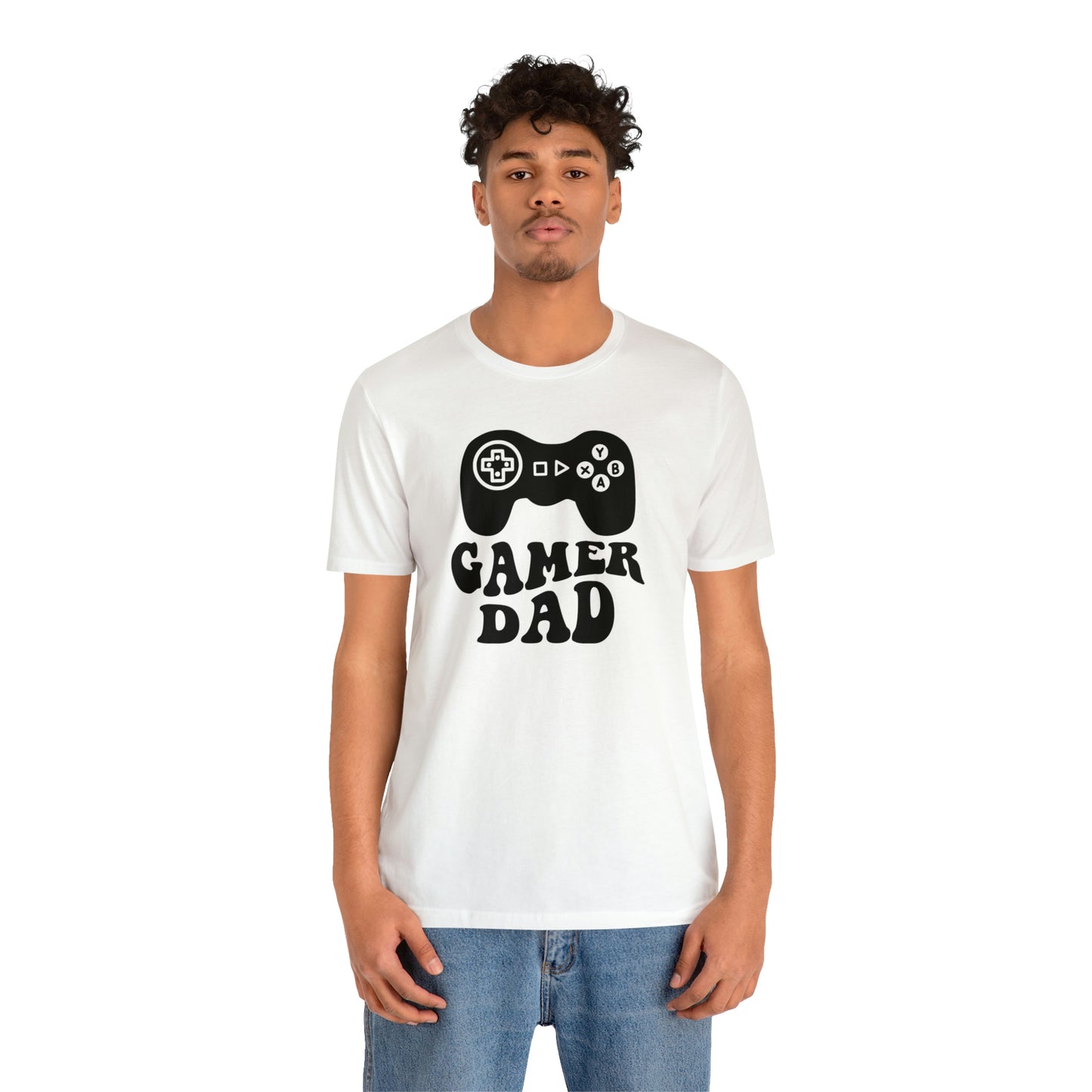 Gamer Dad/ Father's Day/ Gift Unisex Jersey Short Sleeve Tee Shirt