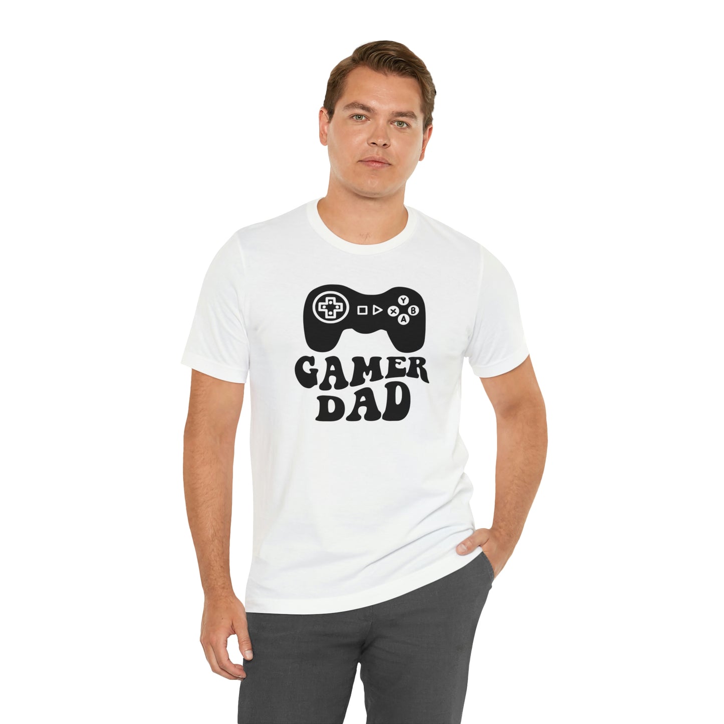 Gamer Dad/ Father's Day/ Gift Unisex Jersey Short Sleeve Tee Shirt