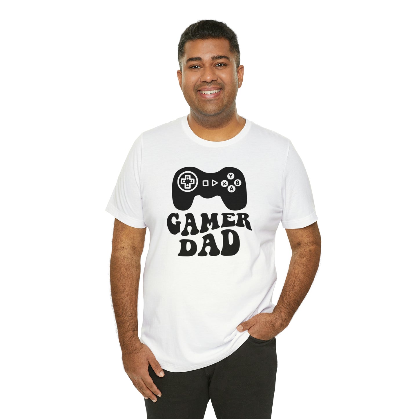 Gamer Dad/ Father's Day/ Gift Unisex Jersey Short Sleeve Tee Shirt