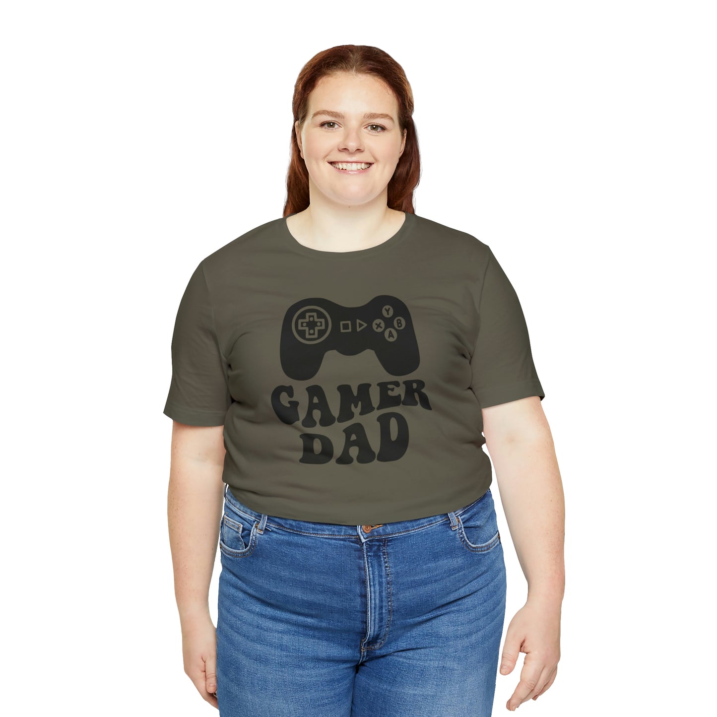 Gamer Dad/ Father's Day/ Gift Unisex Jersey Short Sleeve Tee Shirt