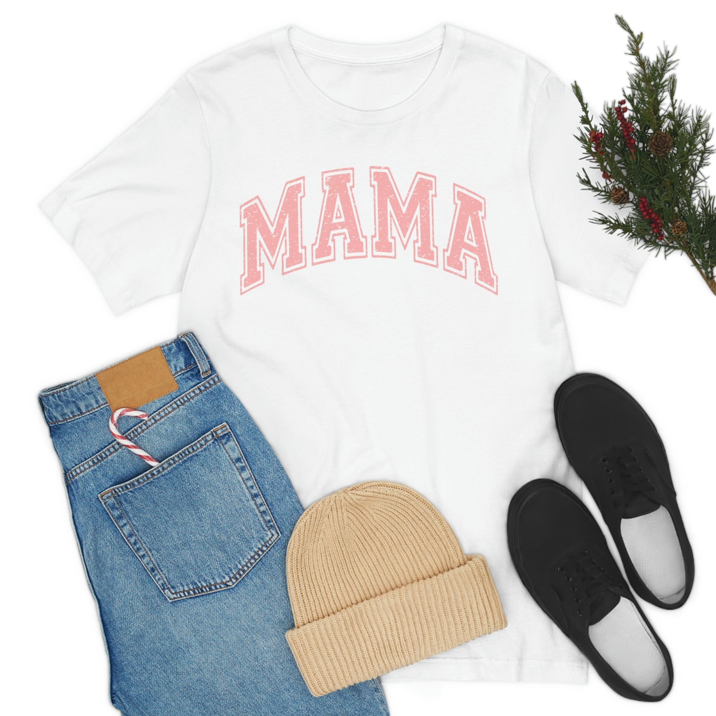 MAMA shirt / Mom Gift/ Mother's Day/ Birthday/ Baby Shower/ Unisex Jersey Short Sleeve Tee