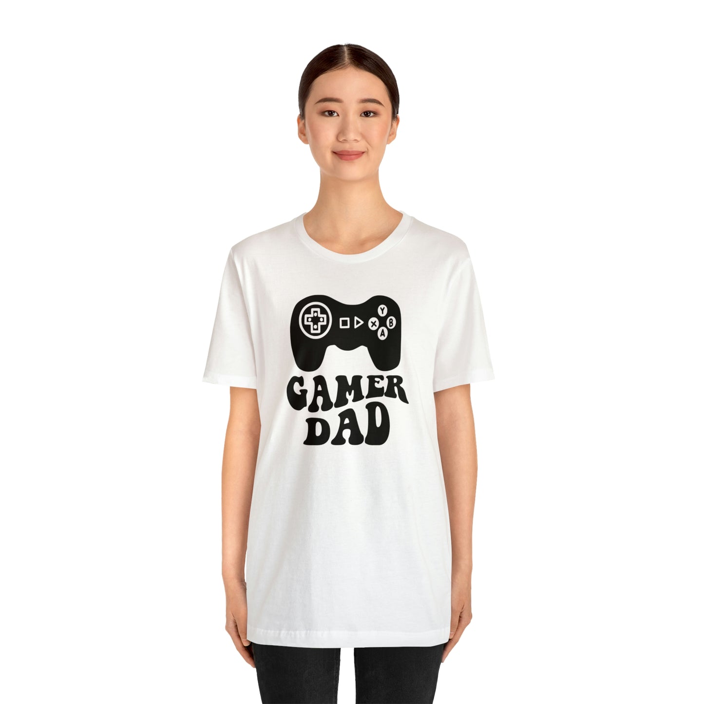 Gamer Dad/ Father's Day/ Gift Unisex Jersey Short Sleeve Tee Shirt