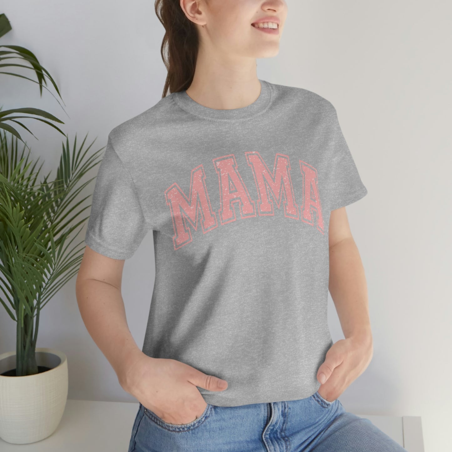 MAMA shirt / Mom Gift/ Mother's Day/ Birthday/ Baby Shower/ Unisex Jersey Short Sleeve Tee