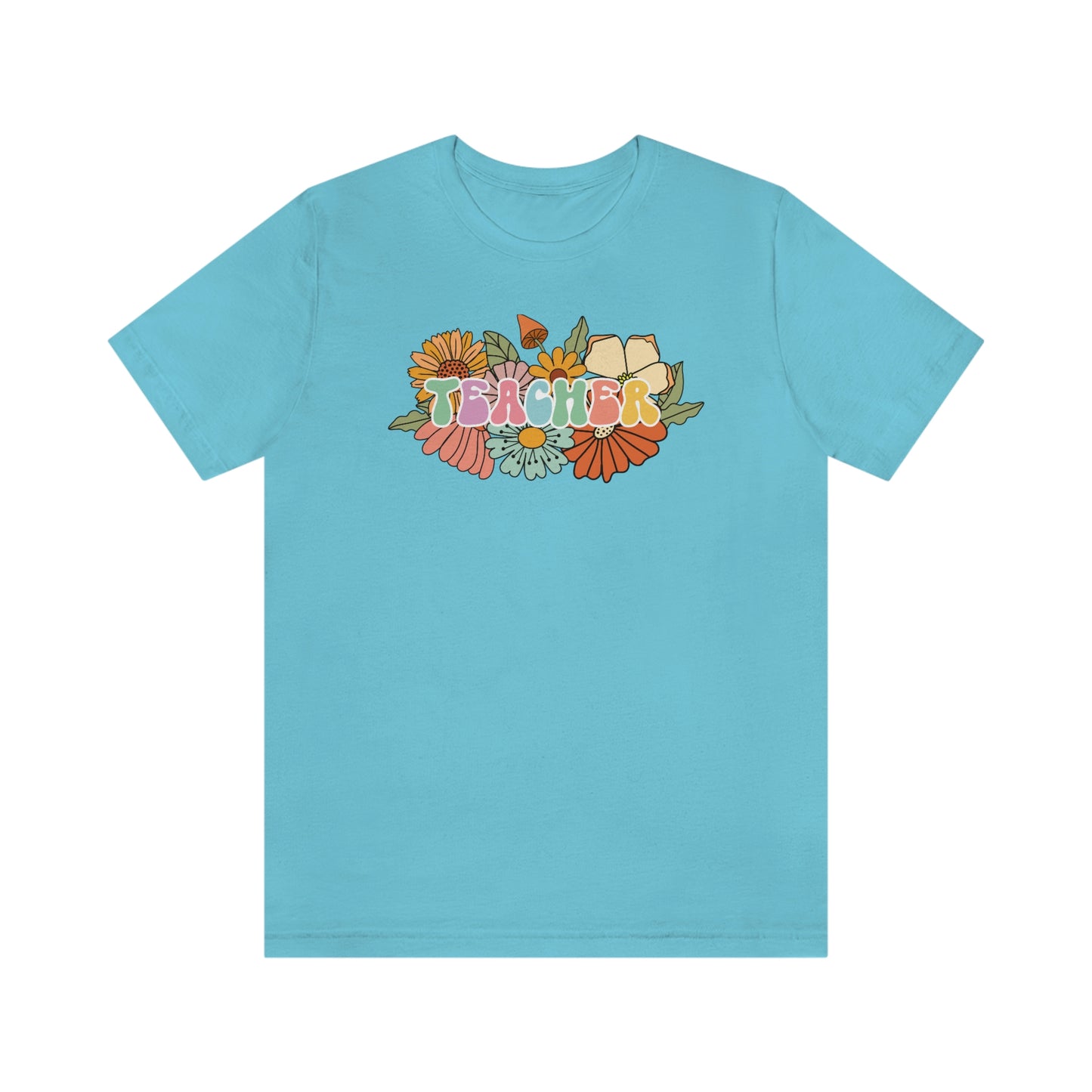 Flower Teacher Unisex Jersey Short Sleeve Tee Shirt