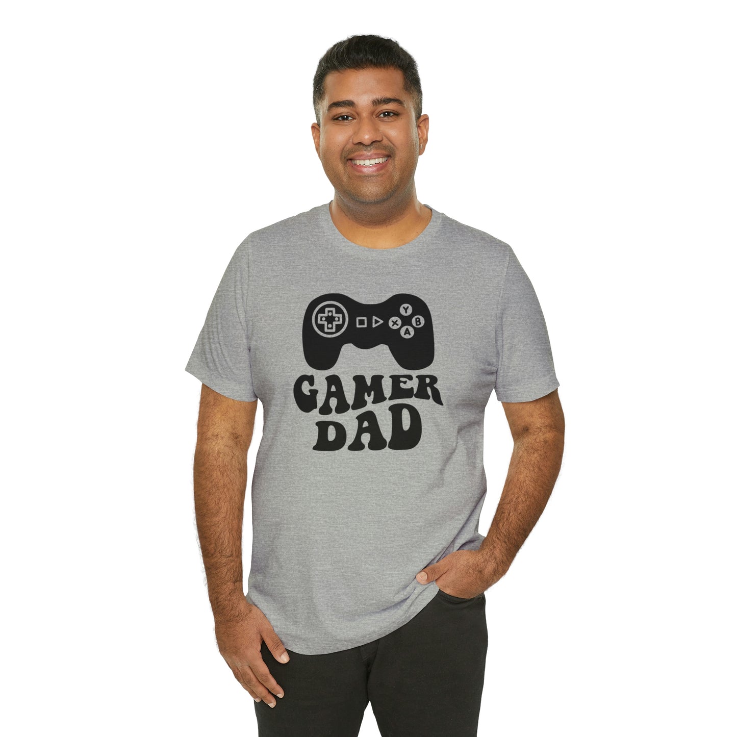 Gamer Dad/ Father's Day/ Gift Unisex Jersey Short Sleeve Tee Shirt