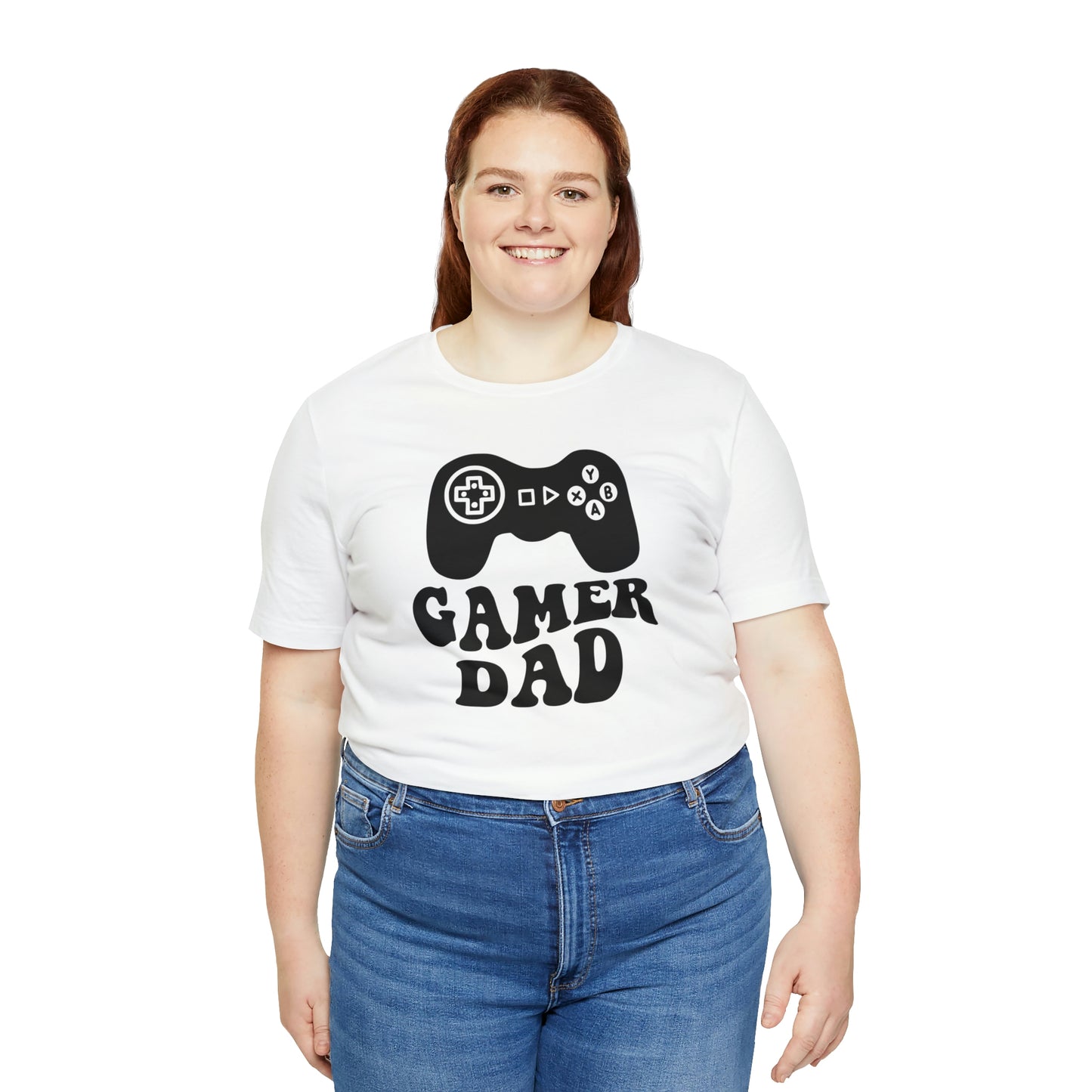 Gamer Dad/ Father's Day/ Gift Unisex Jersey Short Sleeve Tee Shirt