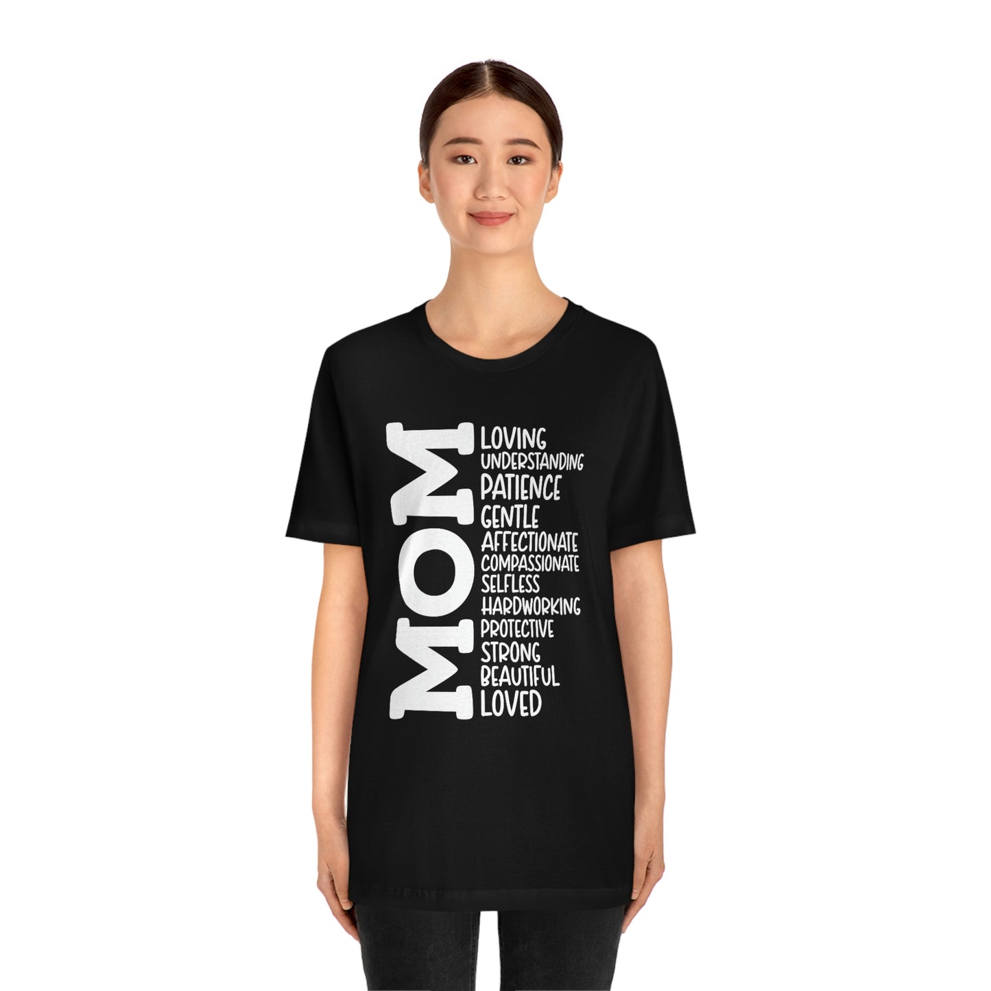 Mom Descriptive/ Mother's Day/ Mom Gift Unisex Jersey Short Sleeve Tee Shirt