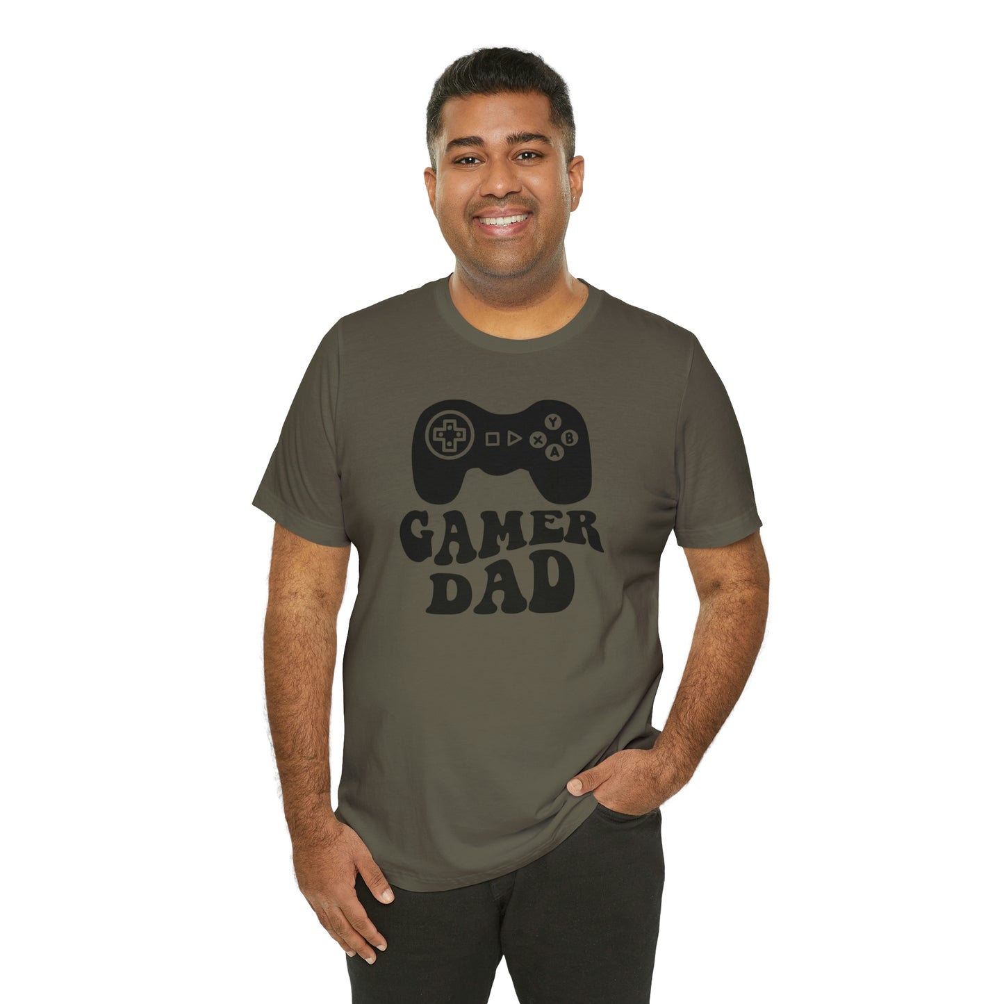 Gamer Dad/ Father's Day/ Gift Unisex Jersey Short Sleeve Tee Shirt