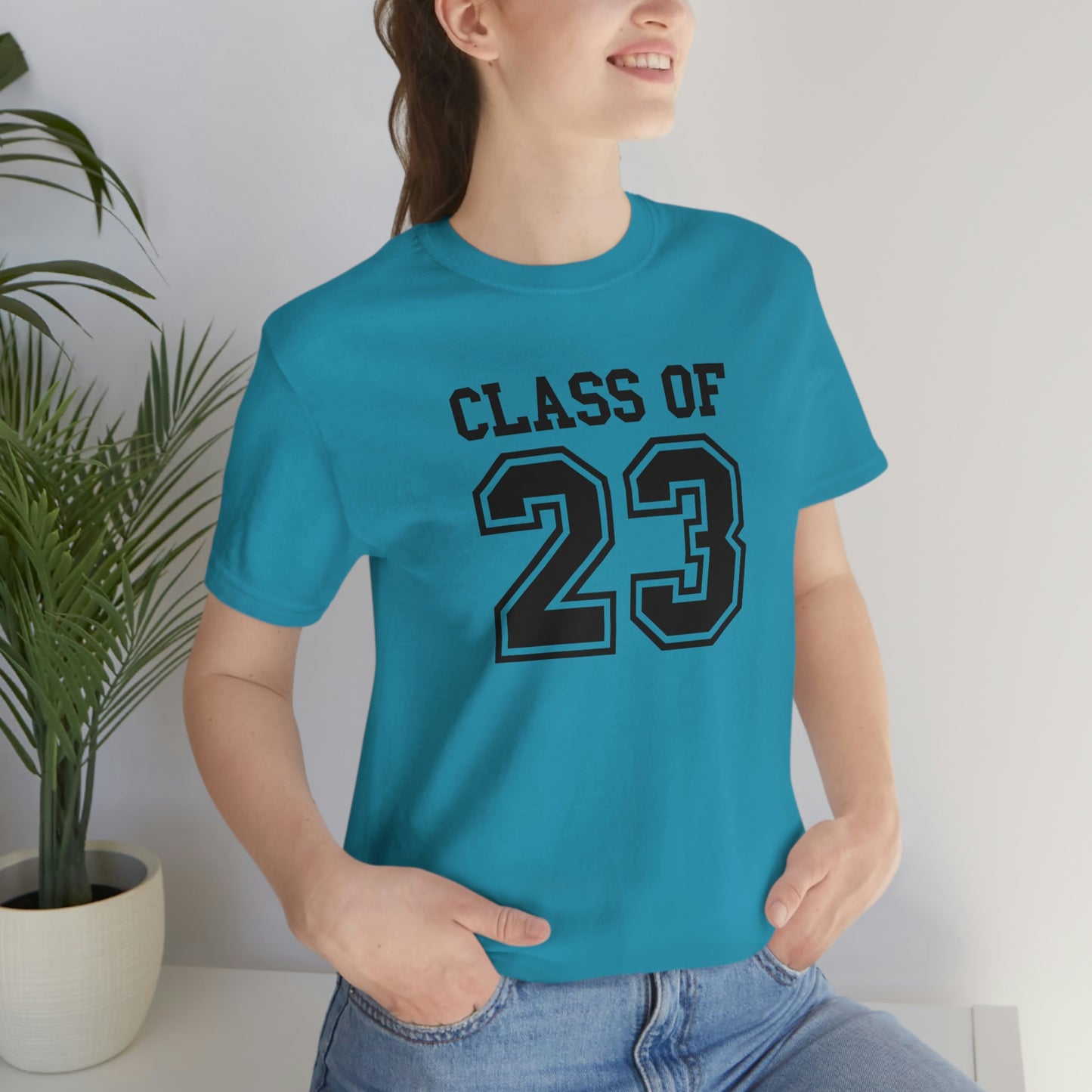 Class of 23 Graduation Unisex Jersey Short Sleeve Tee Shirt