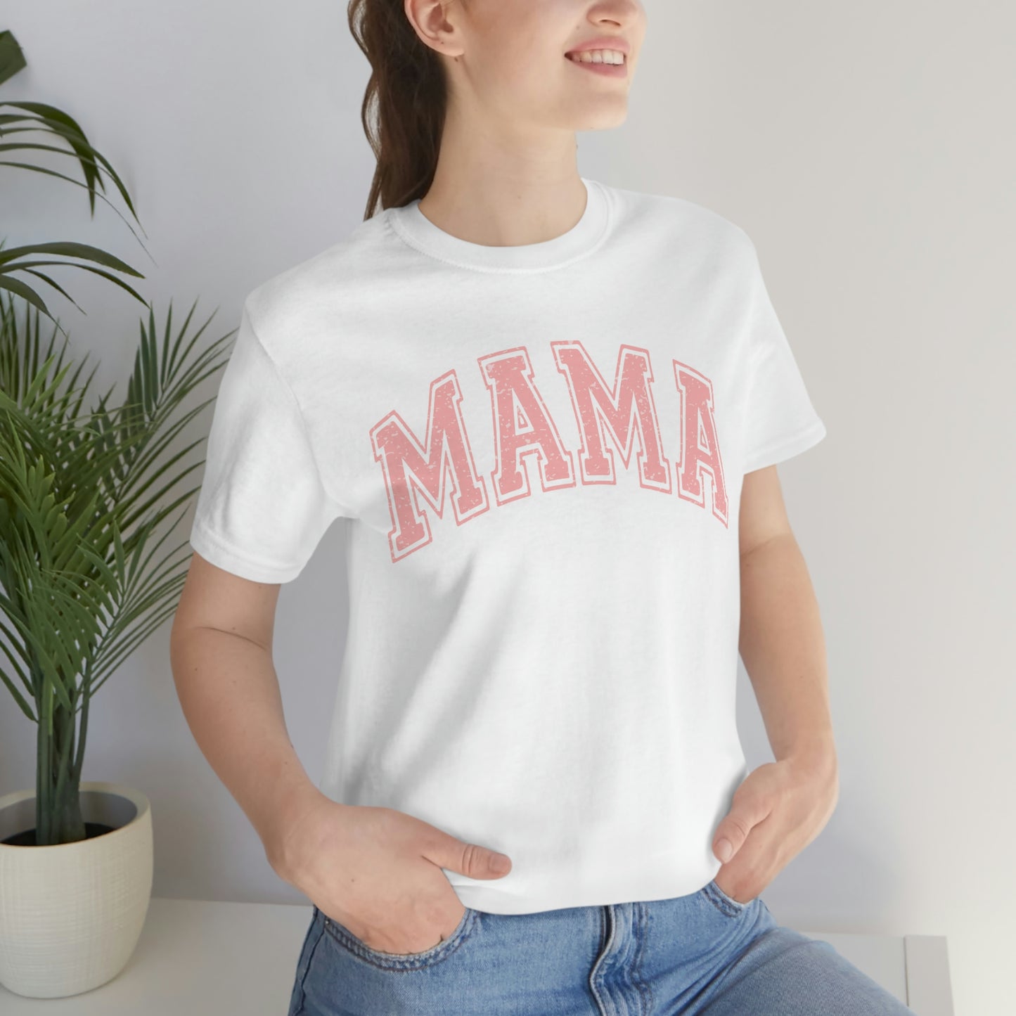 MAMA shirt / Mom Gift/ Mother's Day/ Birthday/ Baby Shower/ Unisex Jersey Short Sleeve Tee